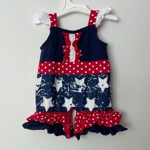 4th of July Boutique Romper